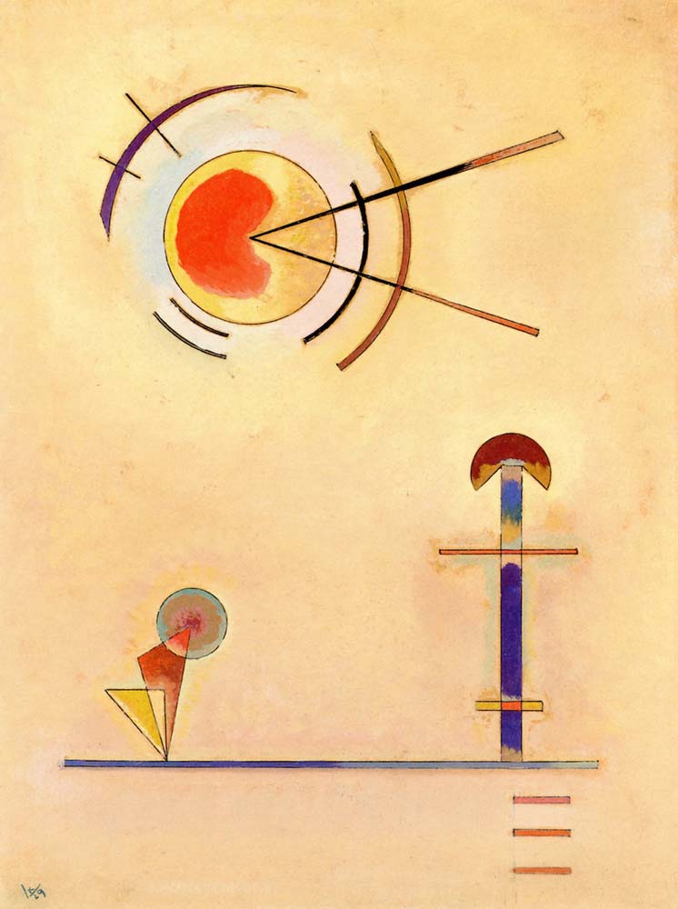 Flat - Wassily Kandinsky -1929 by Wassily Kandinsky, 16x12"(A3) Poster Print