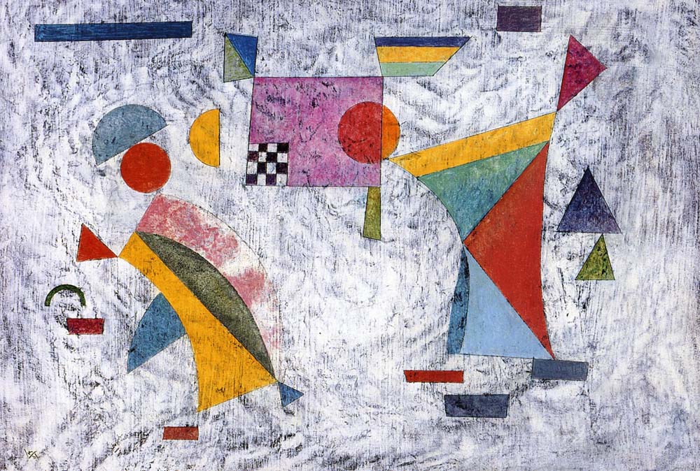 Flighty - Wassily Kandinsky -1931 by Wassily Kandinsky, 16x12"(A3) Poster Print