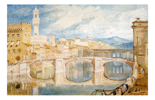 Florence from the Ponte alla Carraia, 1818 by John Mallord William Turner RA