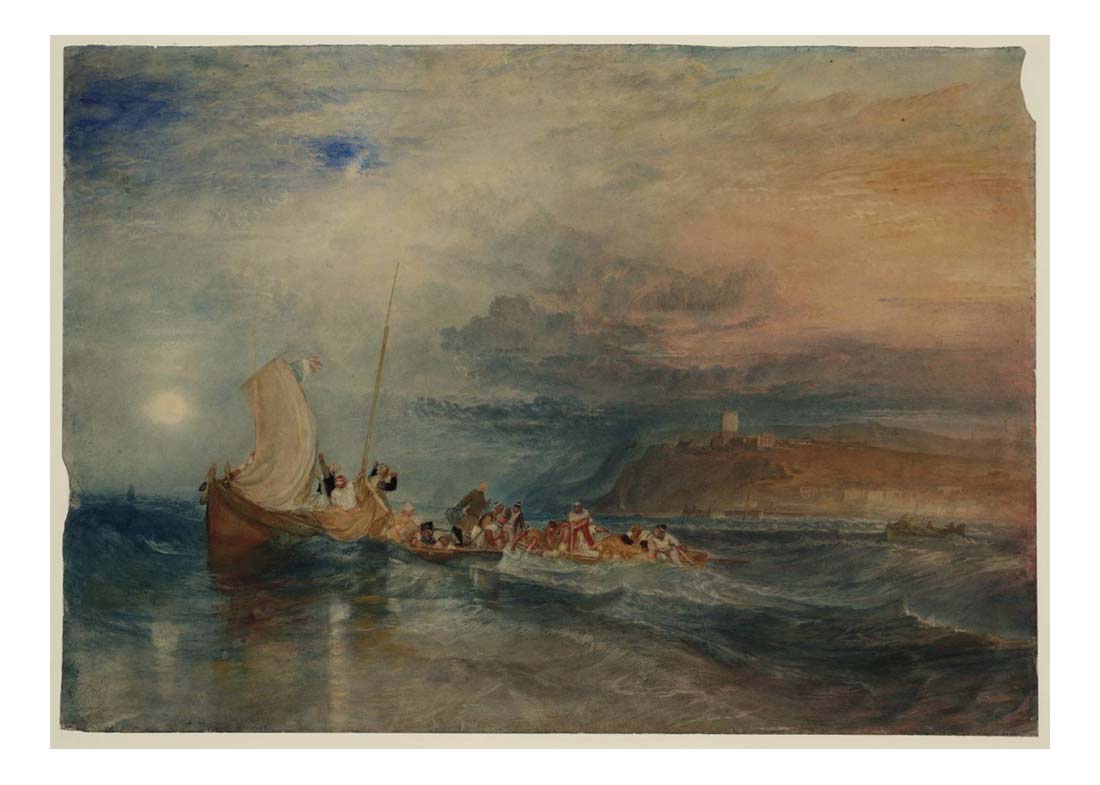 Folkestone from the Sea, 1823-24 by John Mallord William Turner RA