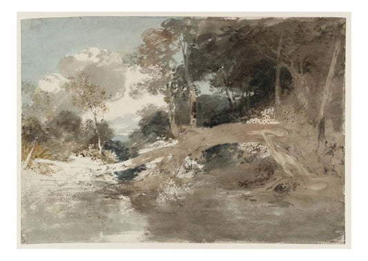 Fonthill, A Fallen Tree beside a Lake, 1799 by John Mallord William Turner RA