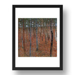 Forest of Beech Trees 1902 by Gustav Klimt, 17x13" Frame