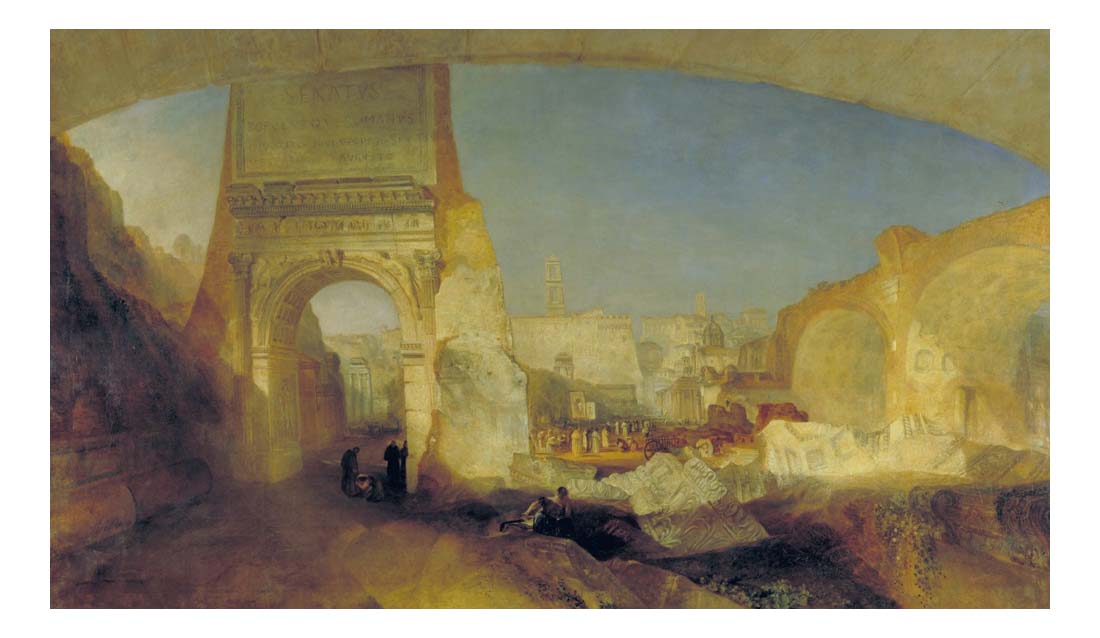 Forum Romanum by John Mallord William Turner RA