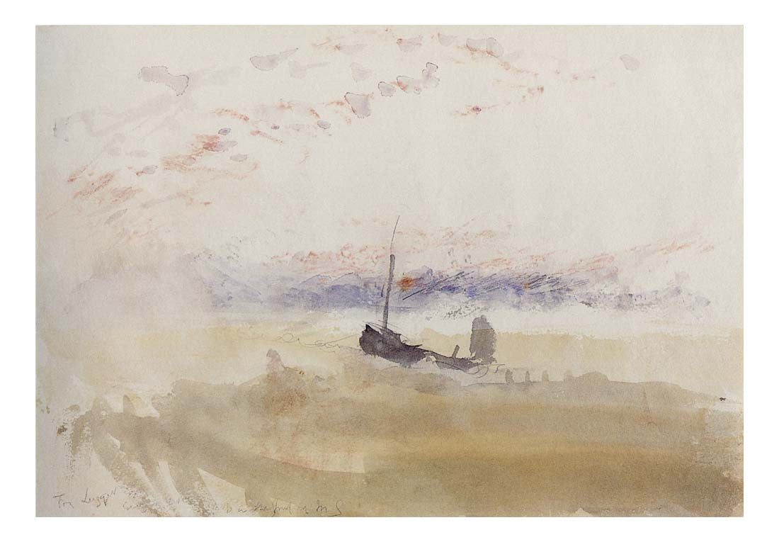 Fox Lugger, 1845 by John Mallord William Turner RA