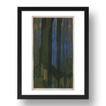 Frantisek Kupka: Study in Verticals, modernist artwork, A3 Size Reproduction Poster Print in 17x13" Black Frame