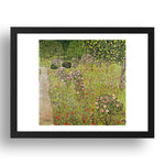 Fruit Garden With Roses 1911 1912 by Gustav Klimt, 17x13" Frame