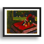 Gabrielle Munter: Interior, modernist artwork, A3 Size Reproduction Poster Print in 17x13" Black Frame