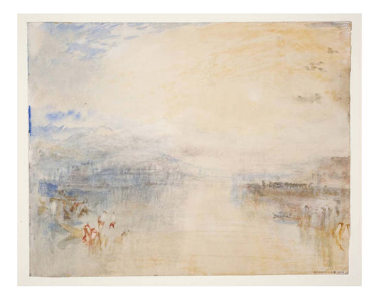 Geneva, 1841-42 by John Mallord William Turner RA, 12x8"(A4) Poster