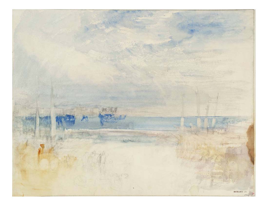 Geneva, Sails in Port, 1841 by John Mallord William Turner RA