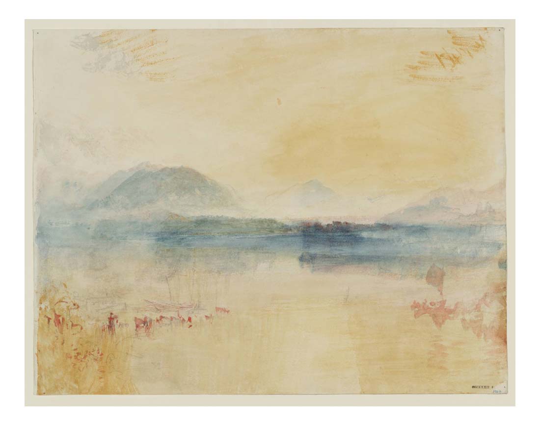 Geneva, The Mole and Savoy Hills, 1841 by John Mallord William Turner RA