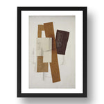 Georges Braque: Guitar, modernist artwork, A3 Size Reproduction Poster Print in 17x13" Black Frame