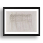 Gerhard Richter: 24.4.90, modernist artwork, A3 Size Reproduction Poster Print in 17x13" Black Frame