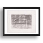 Gerhard Richter: 4.5.1999, modernist artwork, A3 Size Reproduction Poster Print in 17x13" Black Frame