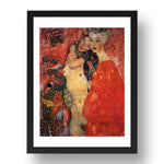 Girl friends 1916 1917 by Gustav Klimt, 17x13" Frame