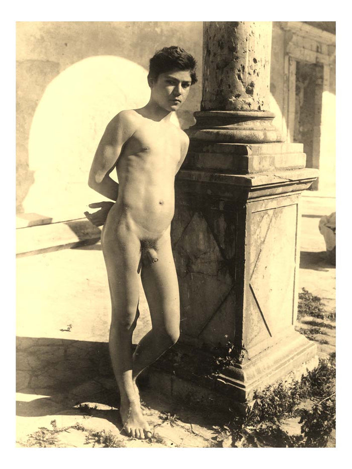 Male Nudes #26, historic photo by Wilhelm von Gloeden, 16x12
