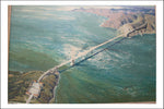 Golden Gate Bridge Conceptual Painting 1931 by Maynard Dixon, Classic American Western Art, 16x12" (A3) Poster Print