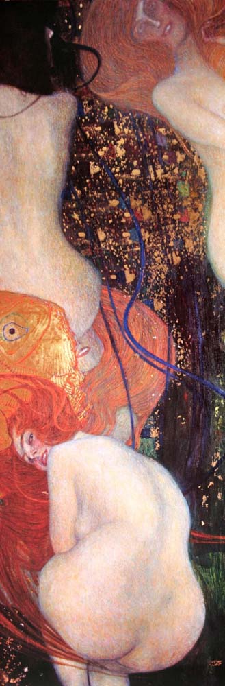 Goldfish - Gustav Klimt - 1901-1902, 16x12" (A3) Poster Print