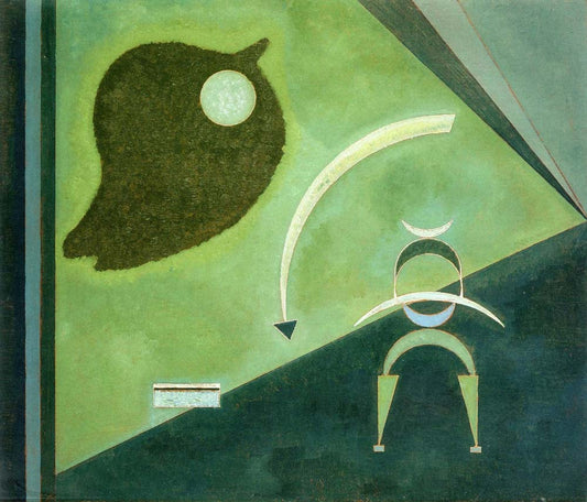 Green- 1931 by Wassily Kandinsky, 16x12"(A3) Poster Print