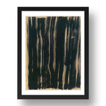 Gunther Förg: Untitled, modernist artwork, A3 Size Reproduction Poster Print in 17x13" Black Frame