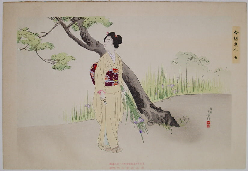 H7621 toshikata, historic, vintage ukiyo-e Japan artwork,12x8"(A4) Poster Print