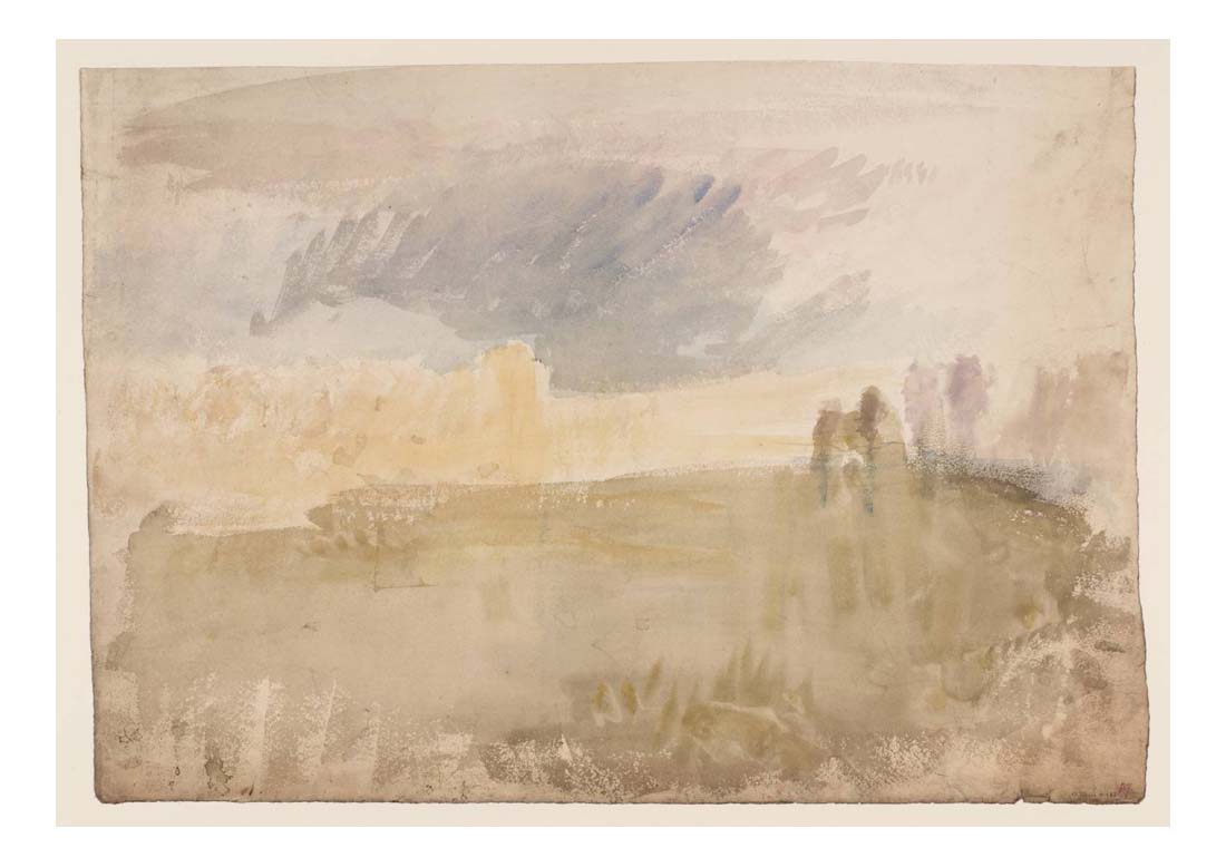 Hampton Court from the River, 1820-30 by John Mallord William Turner RA