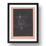 Hans Bellmer: The Palace of King Ubu (2), modernist artwork, A3 Size Reproduction Poster Print in 17x13" Black Frame