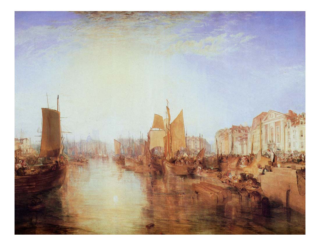 Harbour of Dieppe (Changement de Domicile), 1835 by John Mallord William Turner RA