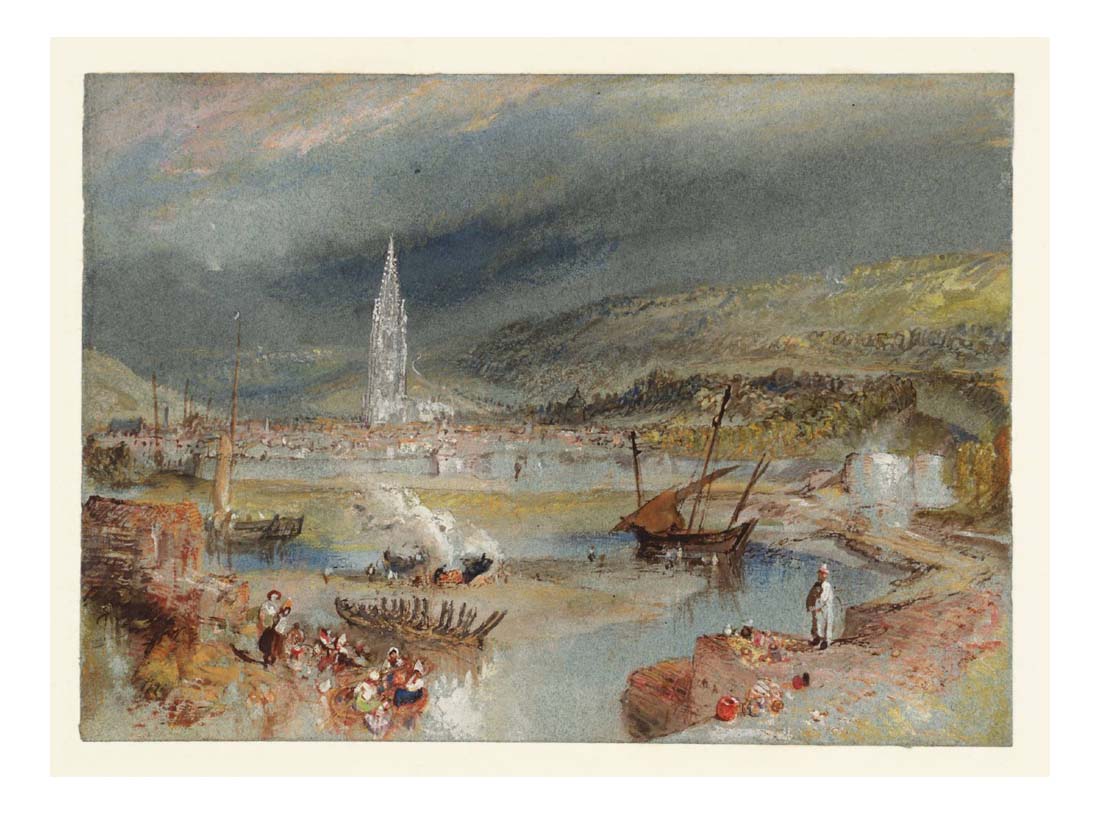 Harfleur, 1832 by John Mallord William Turner RA, 12x8"(A4) Poster