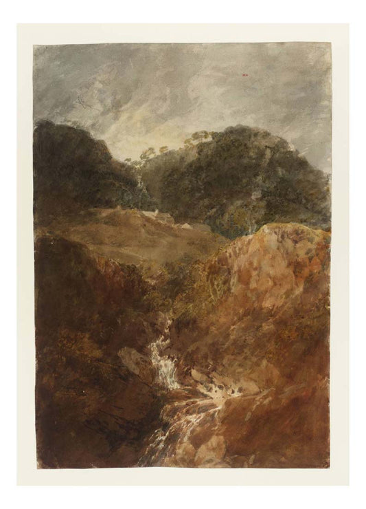 Head of Derwentwater, 1797 by John Mallord William Turner RA, 12x8"(A4) Poster