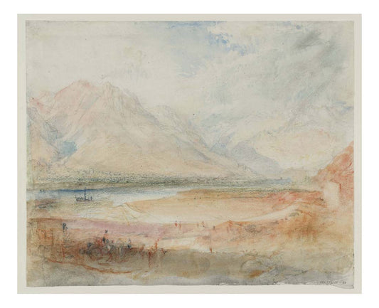 Head of the Lago Maggiore, 1842 by John Mallord William Turner RA