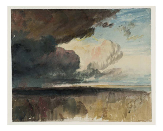 Heavy Dark Clouds, 1822 by John Mallord William Turner RA
