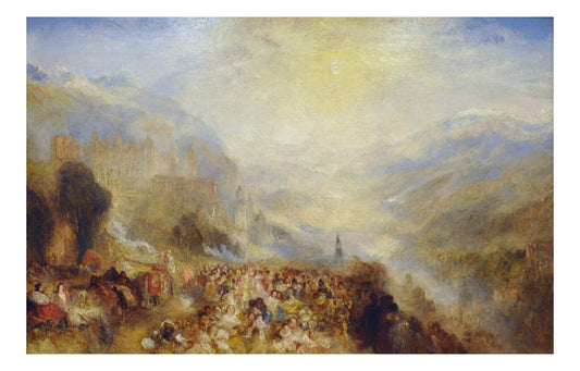 Heidelberg, 1840-50 by John Mallord William Turner RA, 12x8"(A4) Poster