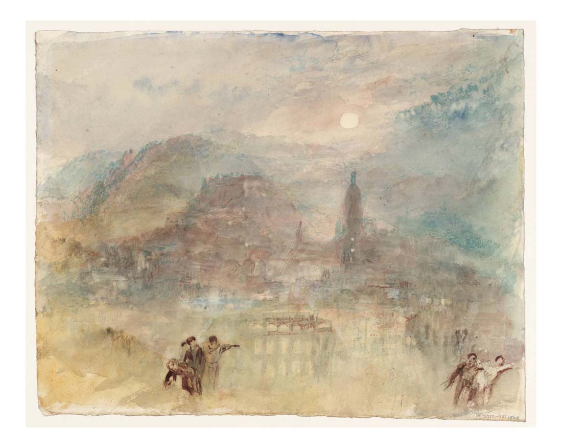 Heidelberg, Moonlight, 1841-42 by John Mallord William Turner RA