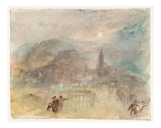 Heidelberg, Moonlight, 1841-42 by John Mallord William Turner RA