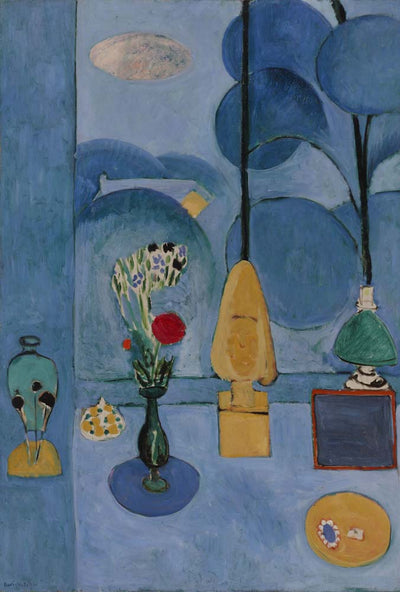 Henri Matisse - The Blue Window, vintage art, modern poster print
