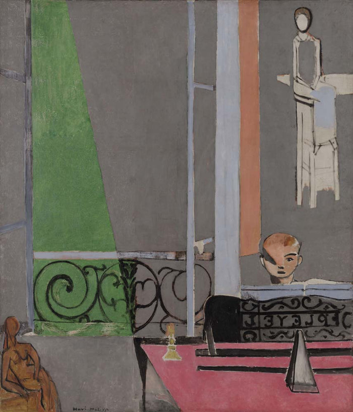 Henri Matisse - The Piano Lesson, vintage art, A3 (16x12