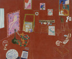 Henri Matisse - The Red Studio, vintage art, modern poster print