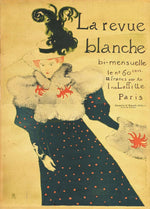 Henri de Toulouse-Lautrec - La Revue Blanche, vintage art, A3 (16x12")  Poster Print 