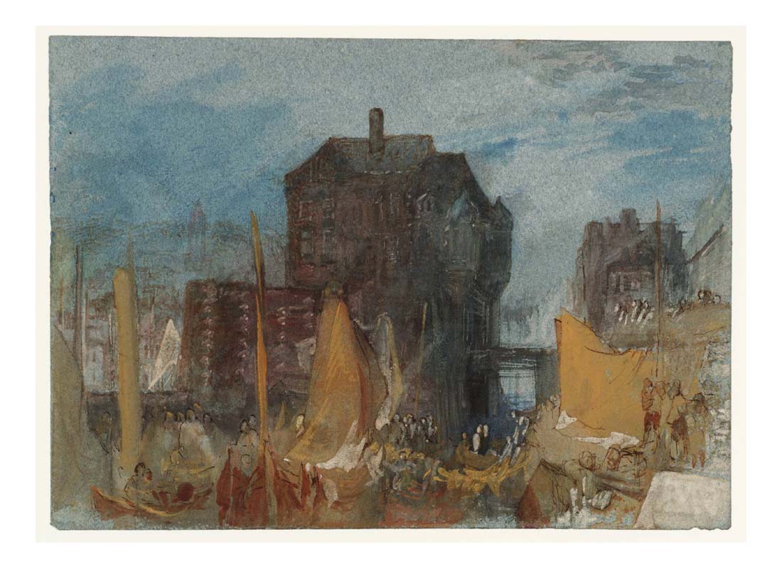 Honfleur, The Lieutenancy from the North-East, 1832 by John Mallord William Turner RA