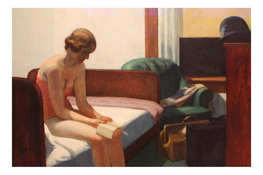 Hotel-Room-by-Edward-Hopper  Framed Art Poster