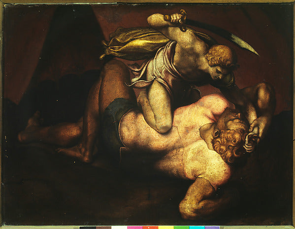 Daniele da Volterra:David and Goliath c1550-16x12"(A3) Poster