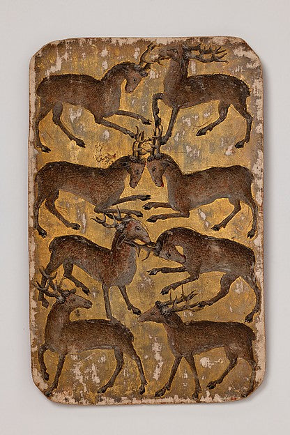 :8 of Stags from The Stuttgart Playing Cards c1430-16x12"(A3) Poster