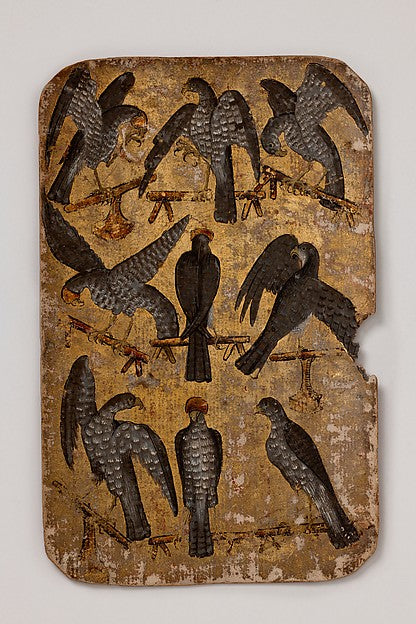 :9 of Falcons from The Stuttgart Playing Cards c1430-16x12"(A3) Poster