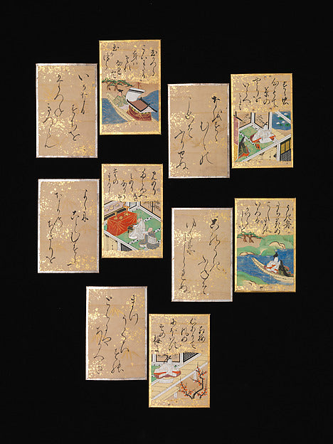 ,Tale of Genji Poem-Matching Cards late 18th–19th cent,16x12"(A3)Poster