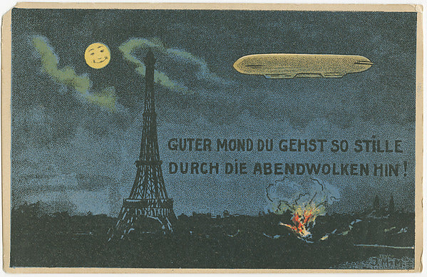 Anonymous, German, 20th century:Dear Moon You Go So Quietly -16x12"(A3) Poster