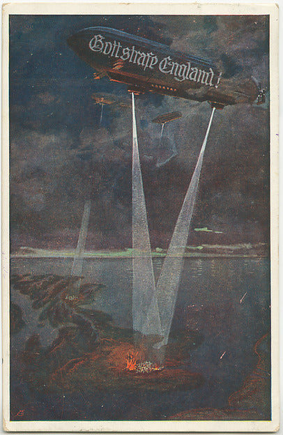 Anonymous, German, 20th century:God Punishes England! ca.191-16x12"(A3) Poster