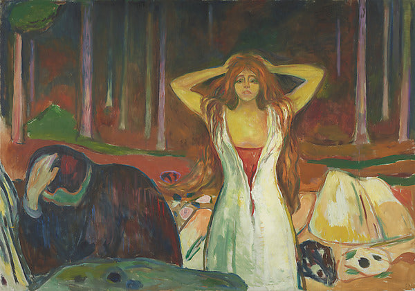 Edvard Munch:Ashes 1925-16x12"(A3) Poster