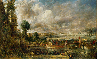 John Constable:The Opening of Waterloo Bridge exhibited 1832-16x12"(A3) Poster