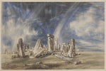 John Constable:Stonehenge 1835-16x12"(A3) Poster