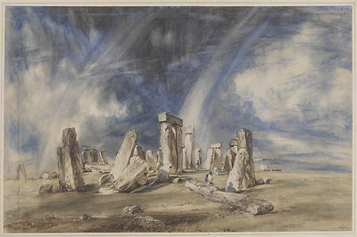 John Constable:Stonehenge 1835-16x12"(A3) Poster